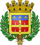 Blason ville fr Le Mans (Sarthe) (orn ext)